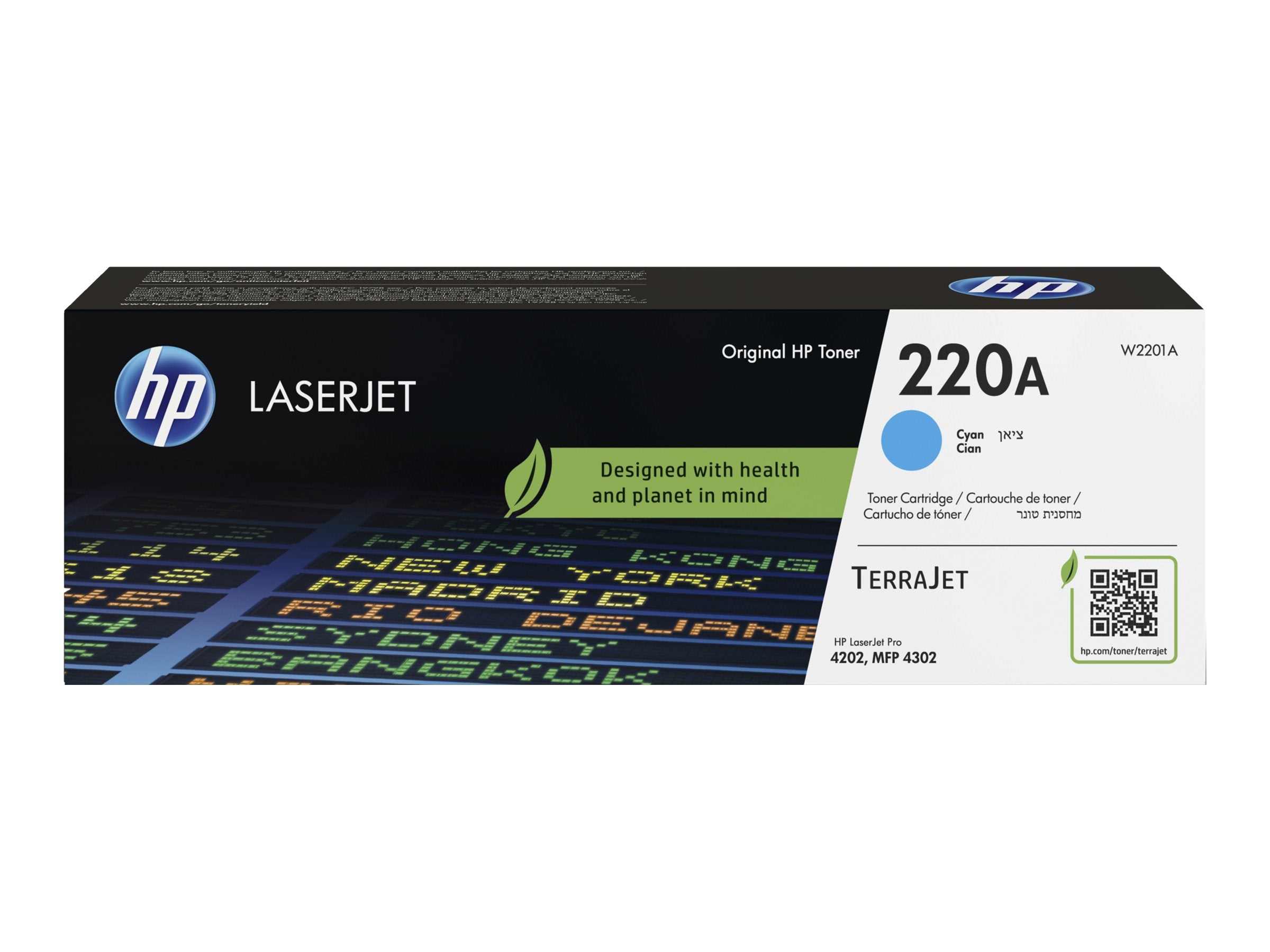 HP 220A Cyan Original LaserJet Toner Cartridge
