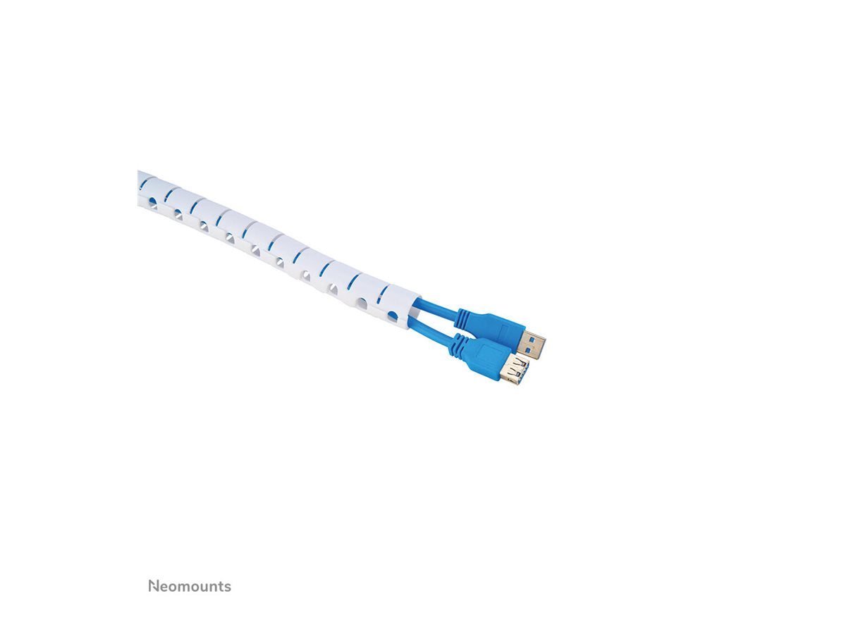 NEOMOUNTS Spiral Cable Wrap 20mm multiple cables white