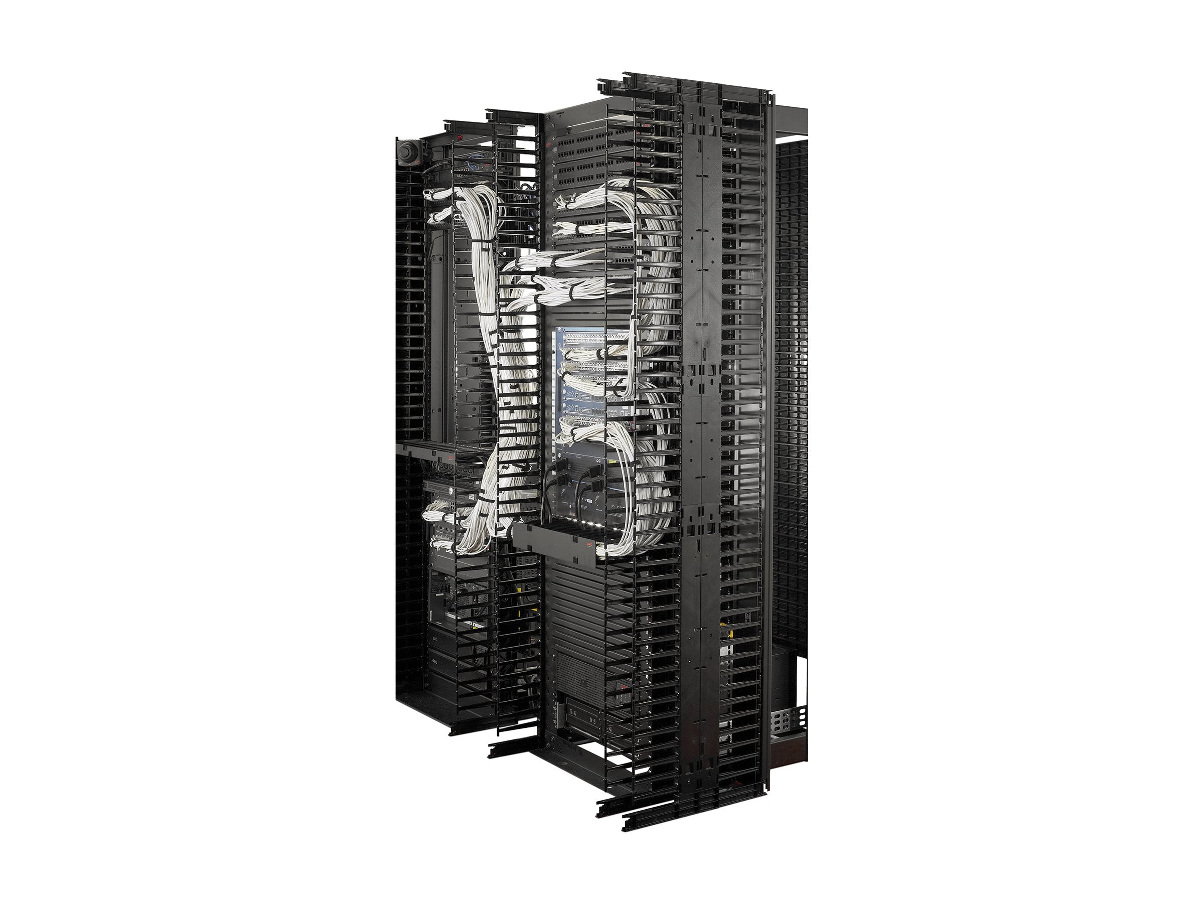 APC Valueline Vertical Cable Manager for 2 and 4 Post Racks 84p X 12p Single-Sided with Door