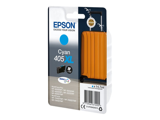 EPSON 6LB Singlepack Cyan 405XL DURABrite Ultra Ink w/s