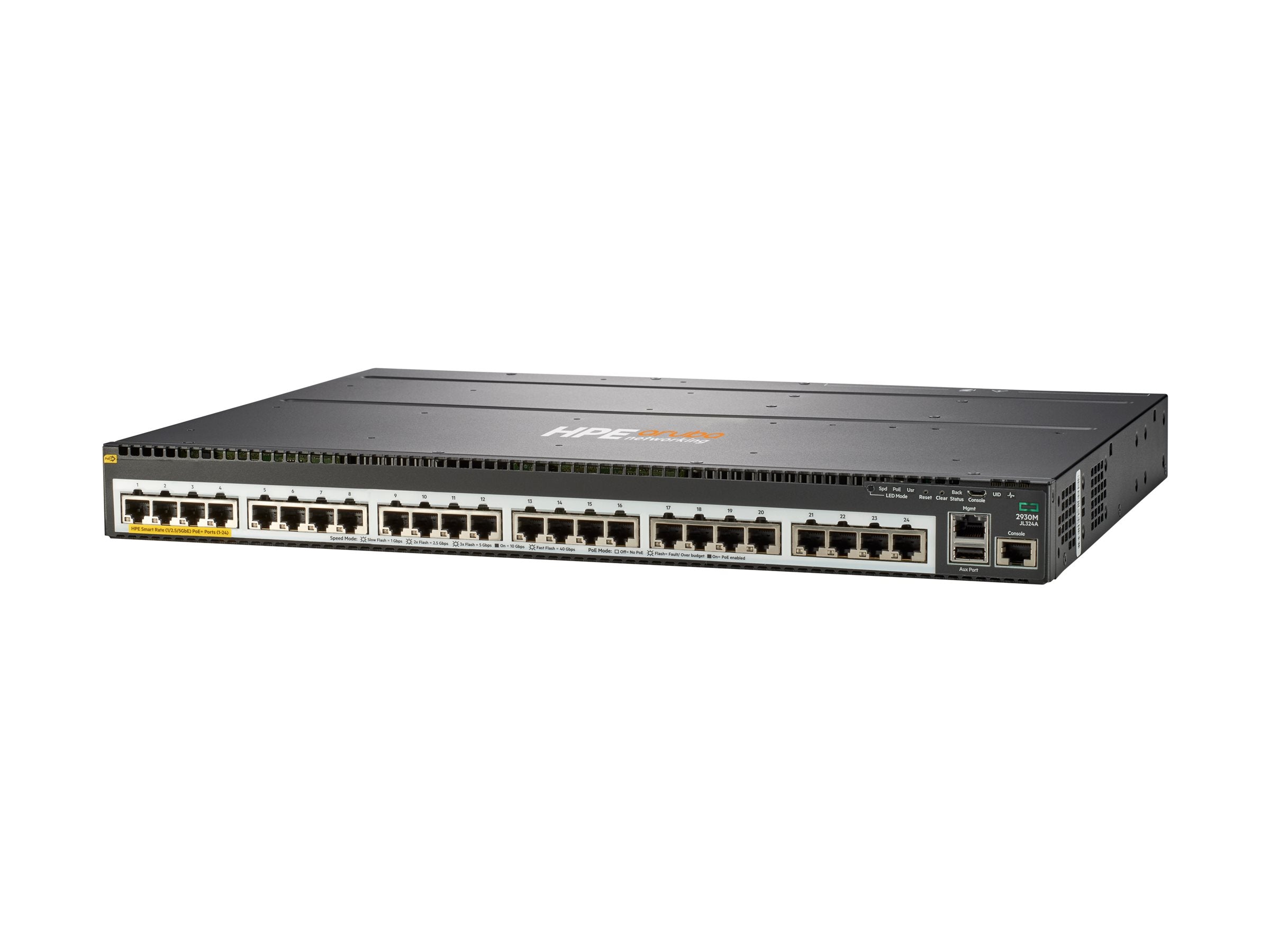 HPE Aruba 2930M 24 Smrt Rte PoE+ 1s Swch
