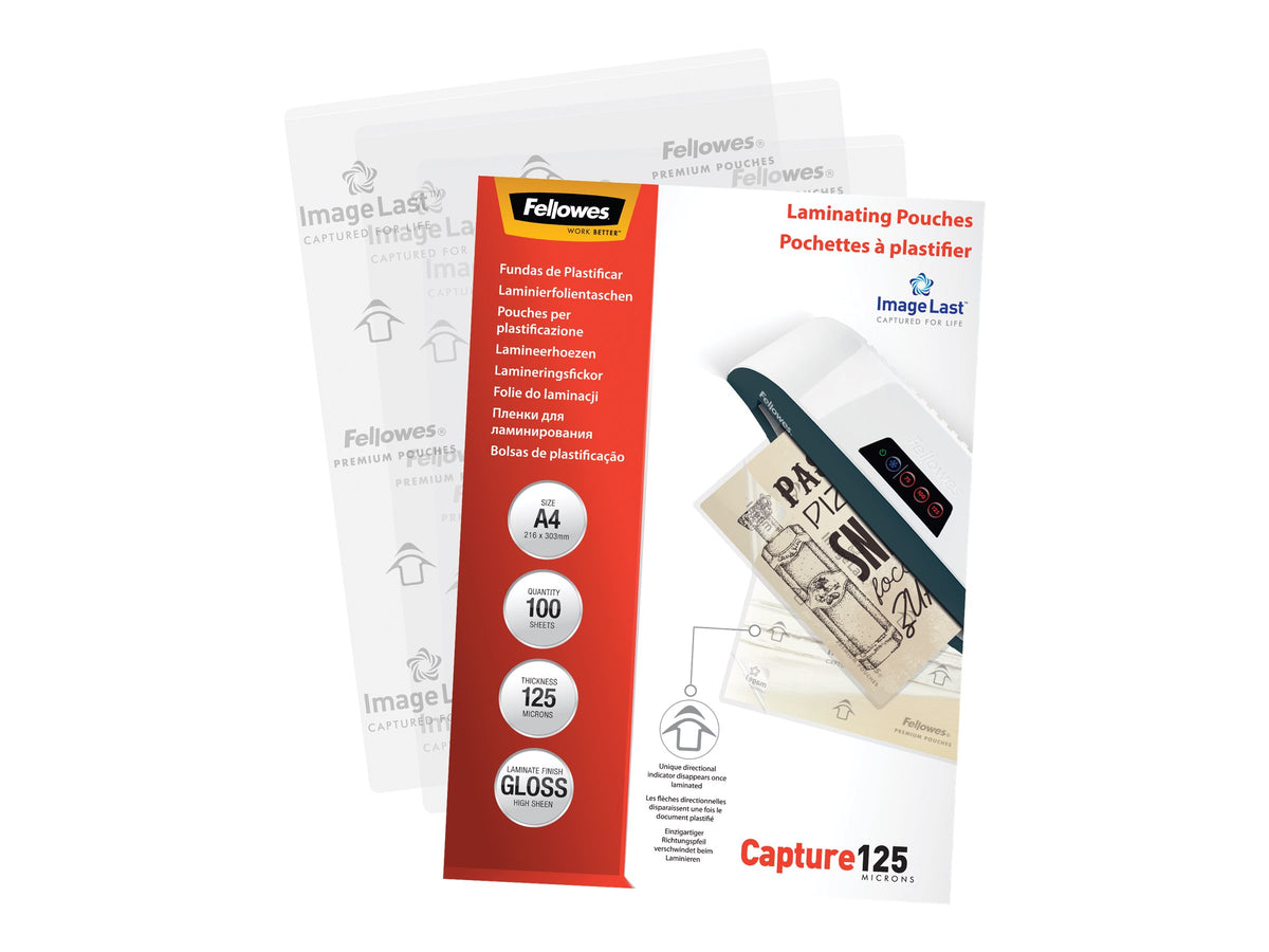 FELLOWES IL POCHETTES A4 125 MICRONS X 100