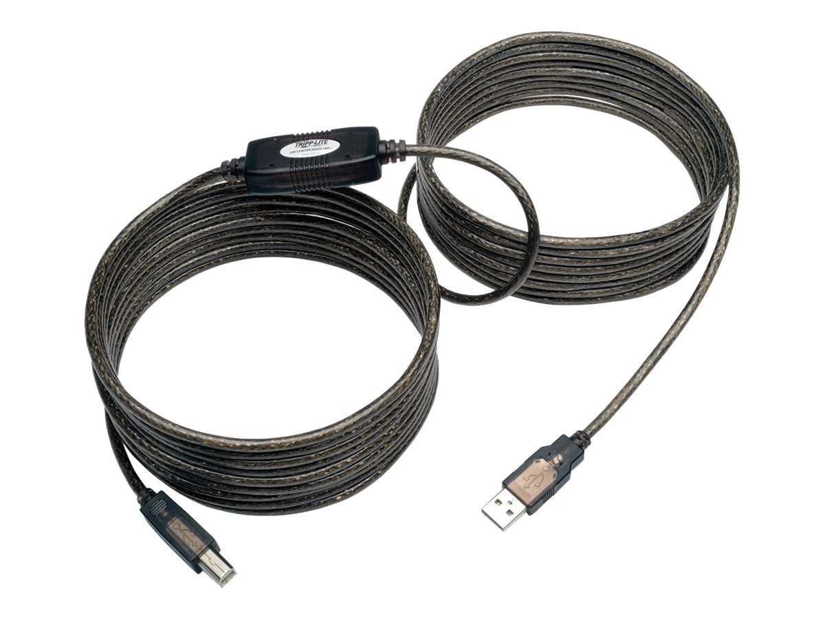 EATON TRIPPLITE USB 2.0 A/B Active Repeater Cable M/M 25ft. 7.62m