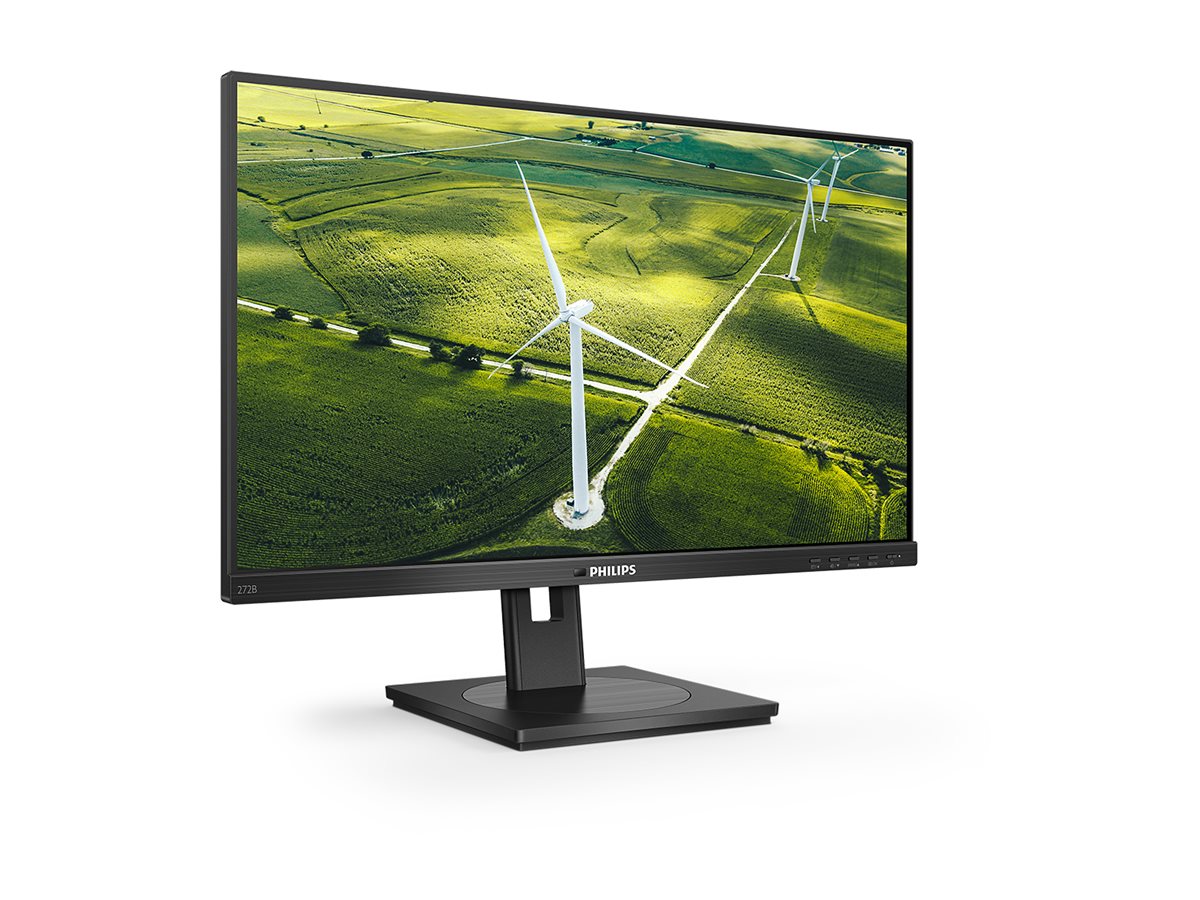 PHILIPS 272B1G/00 Ecran faible consommation - 27''-1920 x 1080 Full HD- 75 Hz - IPS - 250 cd/m-4 ms - HDMI, DVI-D, VG DP , HP