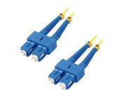 MCL SC/SC duplex singlemode 9/125 OS2 optical fiber - 2m