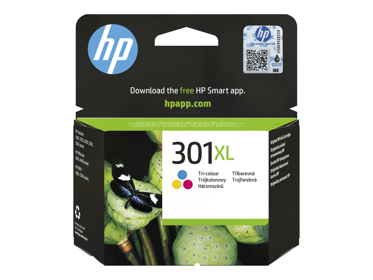 HP 301XL original Ink cartridge CH564EE UUS tri-colour high capacity 330 pages 1-pack
