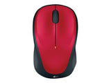 LOGITECH M235 Mouse optical wireless 2.4 GHz USB wireless receiver red