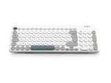 URBAN FACTORY Onlee Color Wireless Flat Keyboard 2.4Ghz - White/Blue/Grey