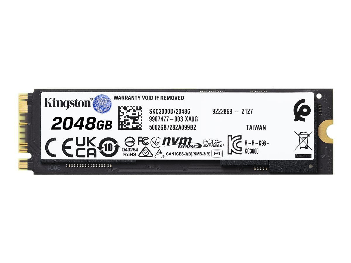 KINGSTON KC3000 2048Go PCIe 4.0 NVMe M.2 SSD