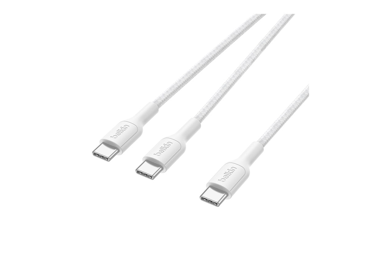 BELKIN BoostCharge Pro 140W Dual USB-C Cable 1.5m White