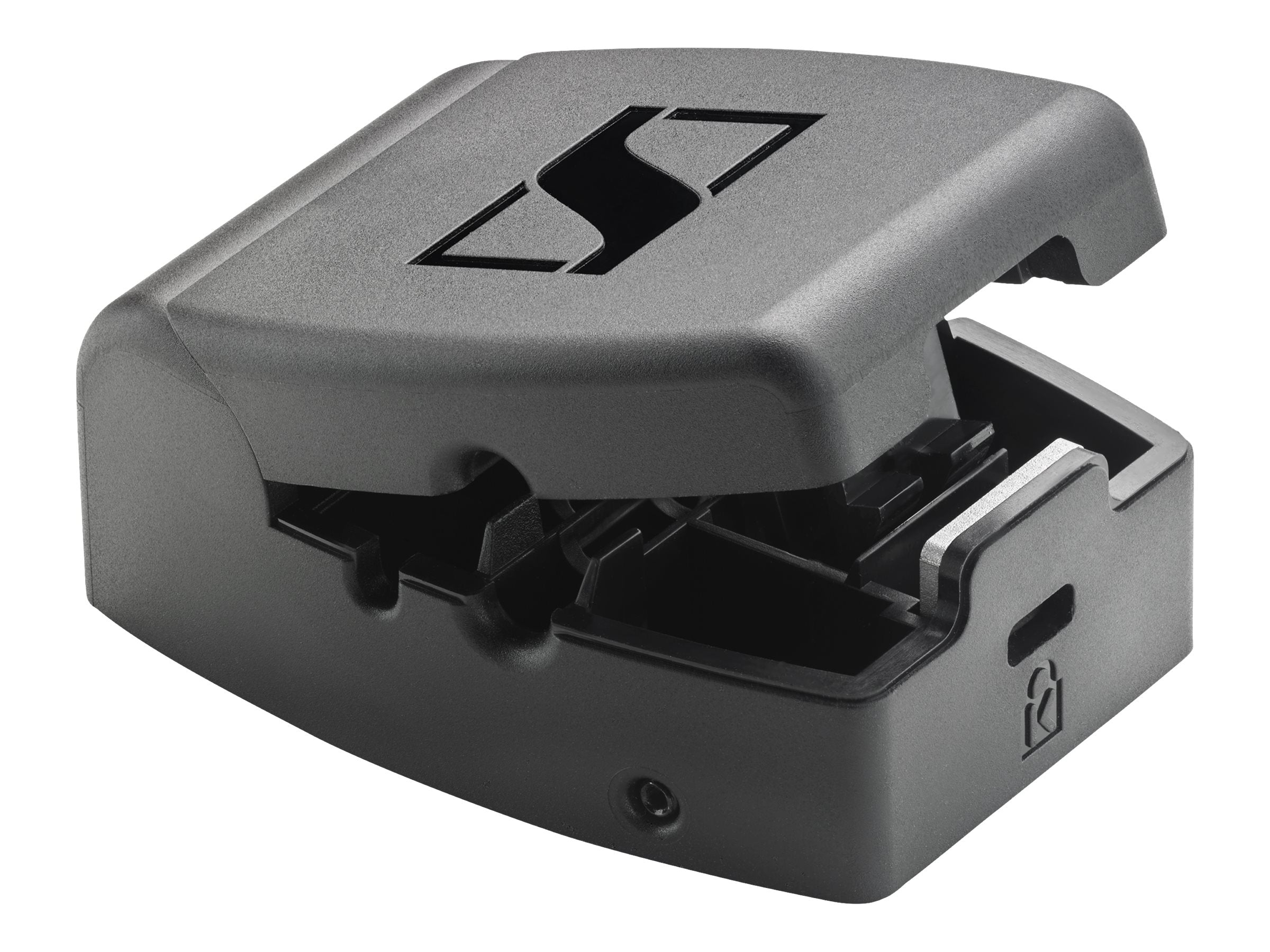 EPOS Flexible lock for securing speakerphones and wired headsets to workspace