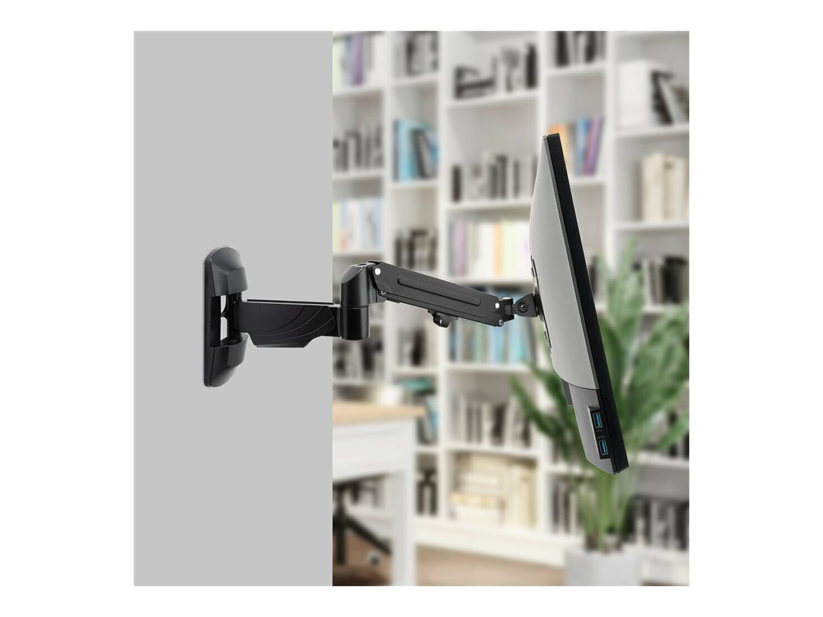 Lindy 40712 Wall Mounted Single Mount Display Gas Spring Arm