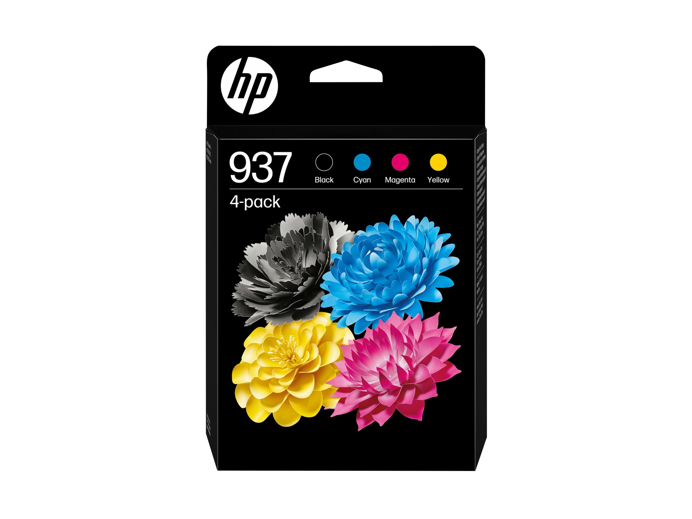 HP 937 CMYK Original Ink Cartridge 4-Pack
