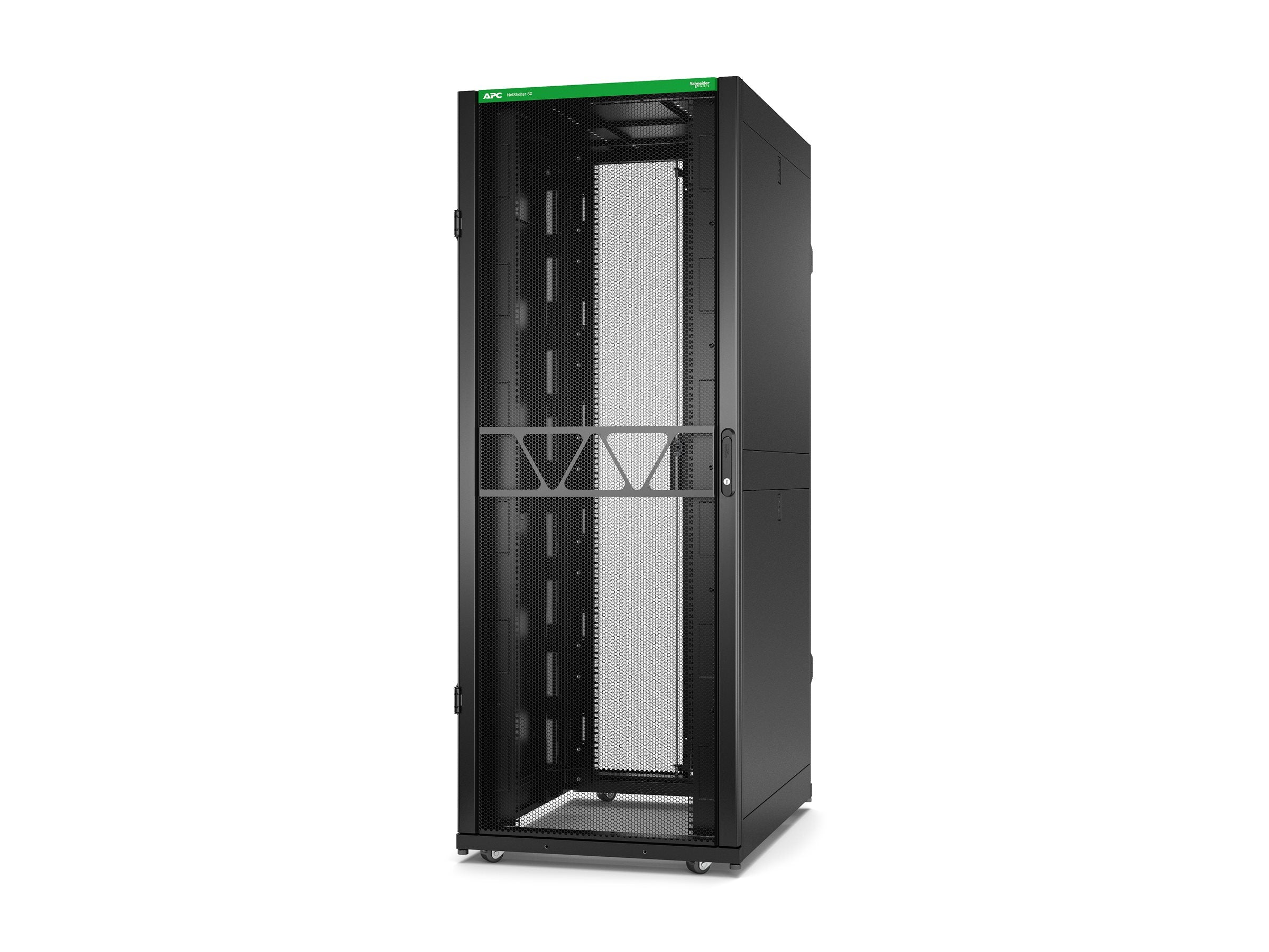 APC NetShelter SX Gen 2 Rack cabinet 1991H x 750W x 1070D mm with sides floor-standing Black 42U 19 TAA Compliant