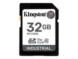KINGSTON 32Go SDHC Industrial -40C to 85C C10 UHS-I U3 V30 A1 pSLC
