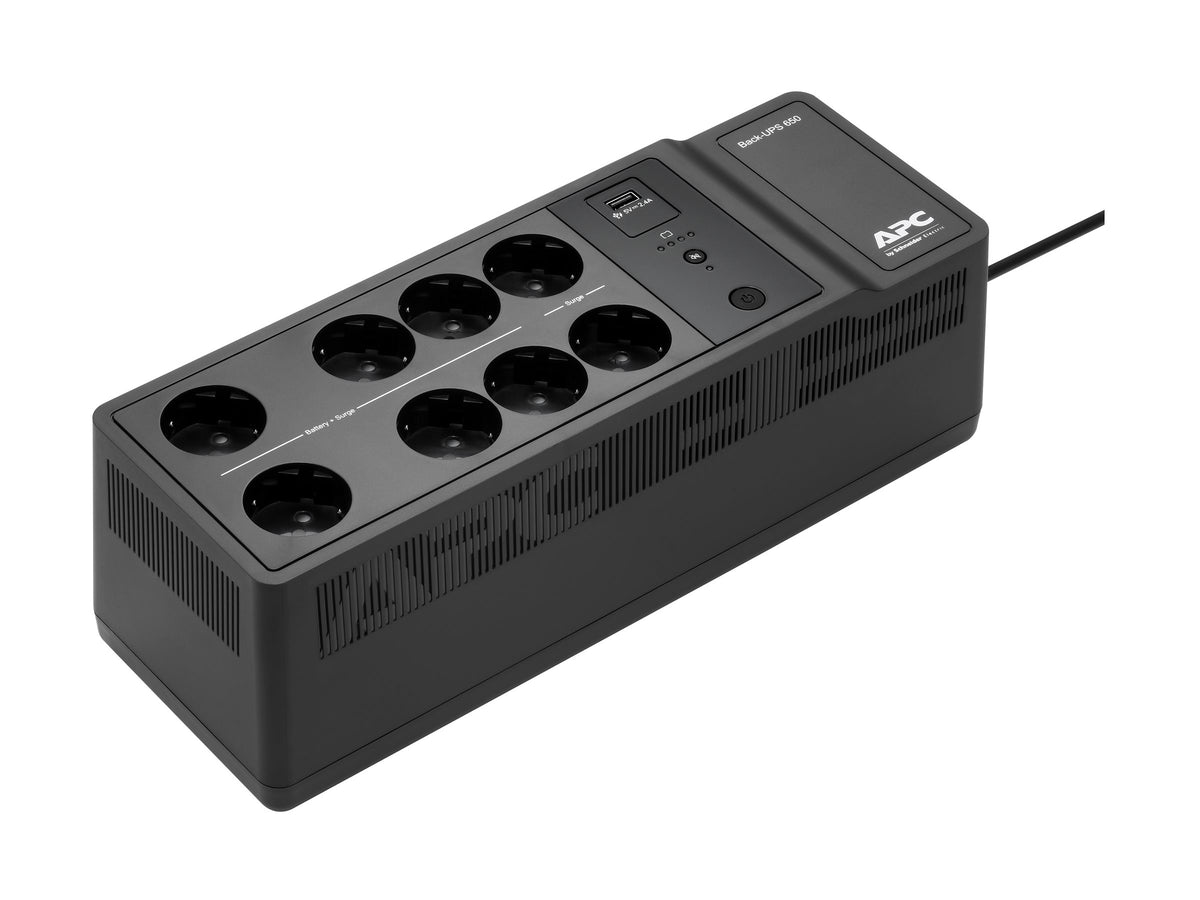 APC Back-UPS BE650G2-GR UPS AC 230V 400Watt 650VA output connectors 8 Black