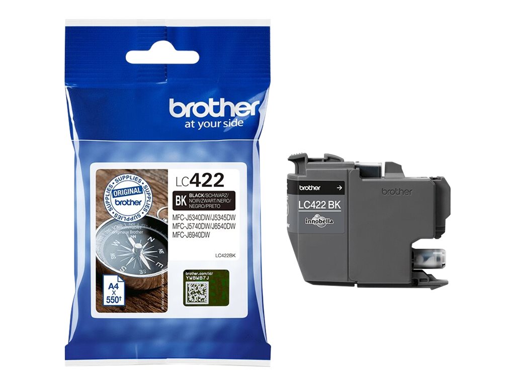 BROTHER LC422BK Ink Cartridge For BH19M/B Compatible with MFC-J5340DW MFC-J5740DW MFC-J6540DW MFC-J6940DW 550 pages
