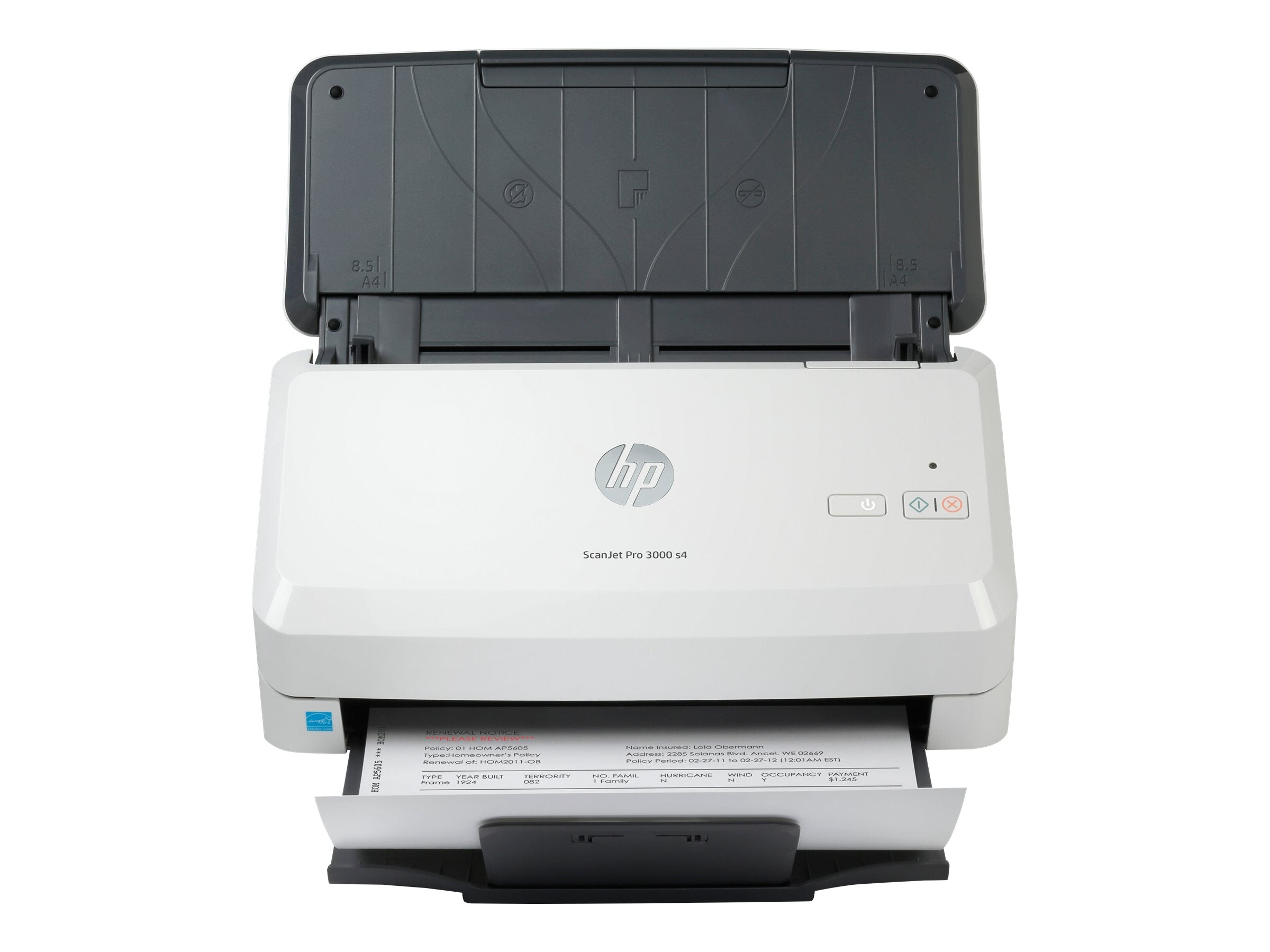 HP Scanjet Pro 3000 s4 Sheet-feed Scanner de Document CMOS CIS Duplex 216x3100mm 600dpix600dpi 40ppm mono ADF 50sheets 4000scans