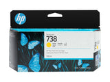 HP 738 130-ml Yellow DesignJet Ink Cartridge