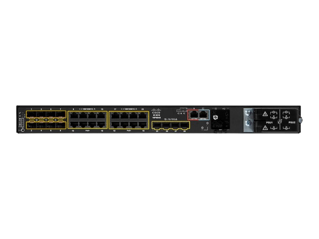 CISCO IE9300 w/16xGE PoE+ & 8xGE SFP w/ 4x10G SFP uplinks