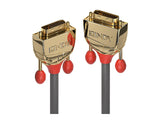 LINDY 0.5m DVI-D Dual Link Cable Gold Line DVI-D Dual Link Male to Male