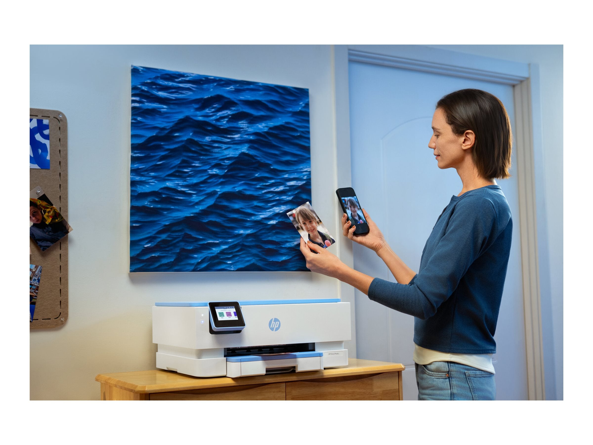 HP Envy Photo 7231 All-in-One Color Inkjet 10ppm Print Scan Copy Photo Printer USB 2.0 Wi-Fi