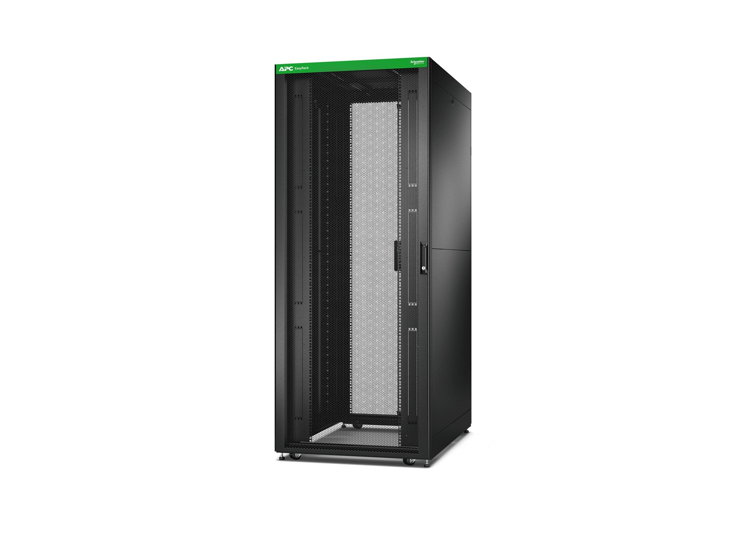 APC Easy Rack 42Ux800x1100 Roof/Side panel/castors/feet No Bottom 4Brackets black