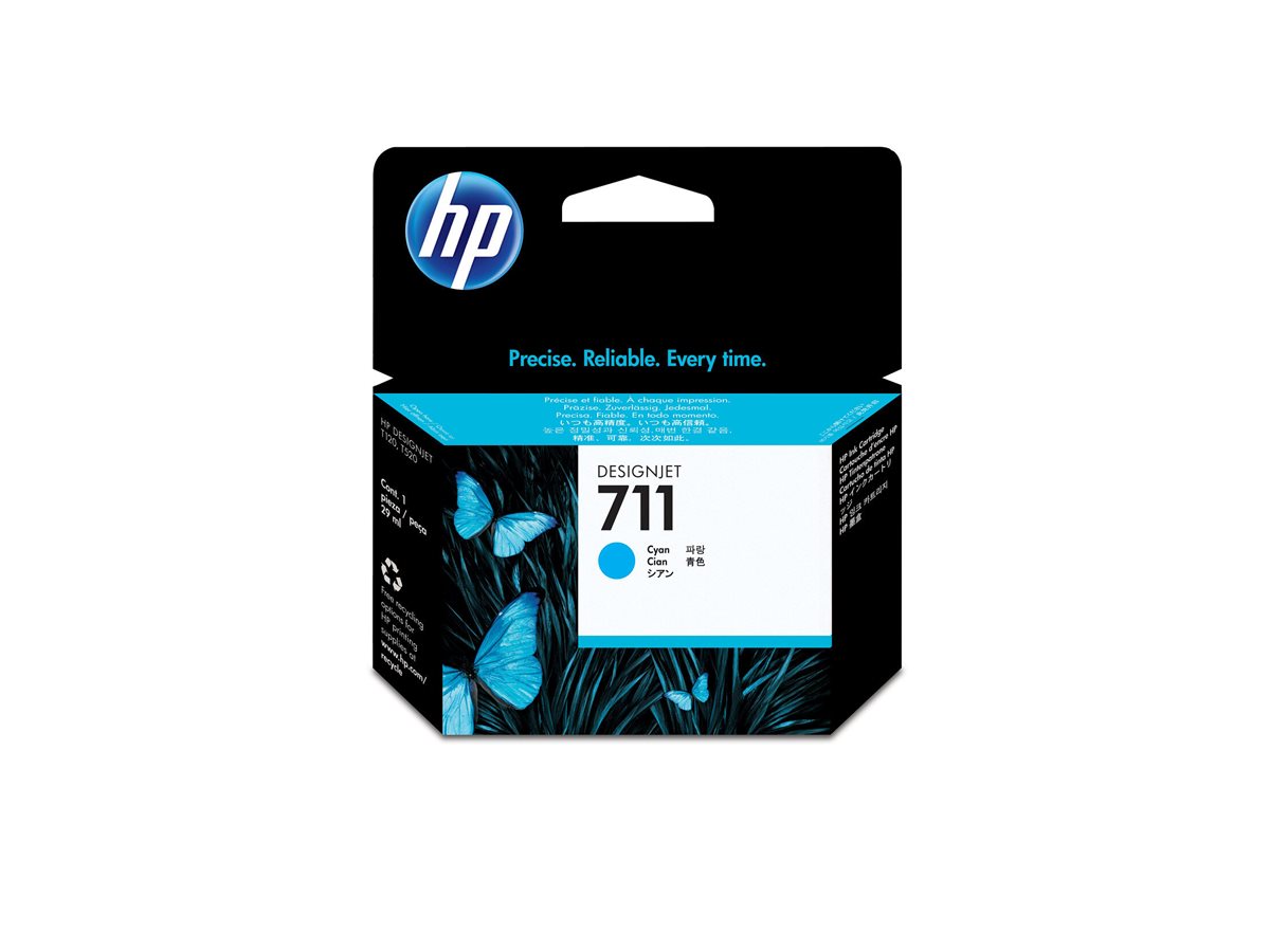 HP 711 original Ink cartridge CZ130A cyan standard capacity 29ml 1-pack