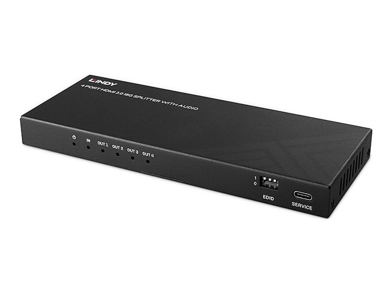 LINDY 4 Port HDMI 8K60 Splitter with Audio