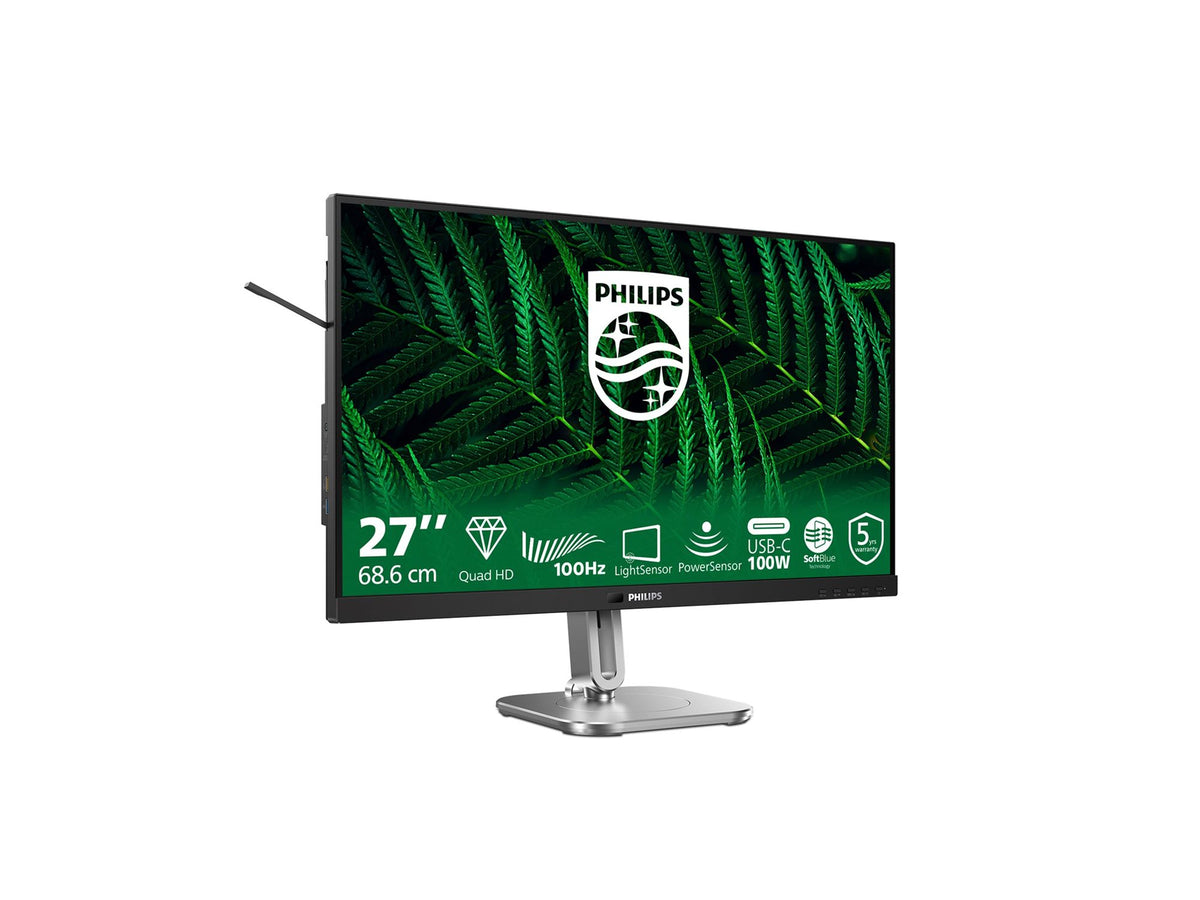 PHILIPS 27B2G5601/00 Monitor 27p 2560x1440 100Hz 2xHDMI DP USB dark gray