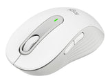 LOGITECH Signature M650 Mouse optical 5 buttons wireless Bluetooth 2.4 GHz Bolt USB receiver off-white