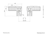 NEOMOUNTS WL30-265BL1 Support pour écran mural 43-85p écrans Samsung - ultra-plat