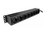 LINDY 8 Way Schuko PDU with switches