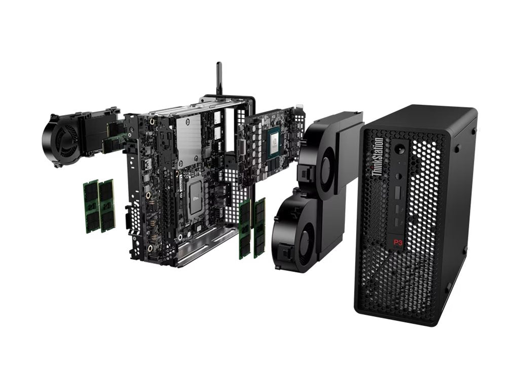 LENOVO ThinkStation P3 Ultra Intel Core i7-13700 16Go 512Go SSD M.2 2280 PCIe Intel UHD Graphics 770 W11P 1YR Premier NBD