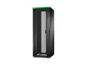 APC Easy Rack 48Ux800x1000 Roof/Side panel/castors/feet No Bottom 4Brackets black