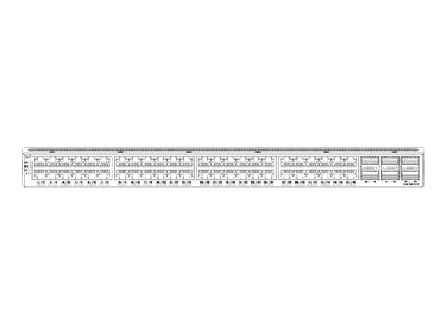 CISCO Nexus 9300 48x 100M/1/2.5/5/10GT 6x 100G POE++ capable