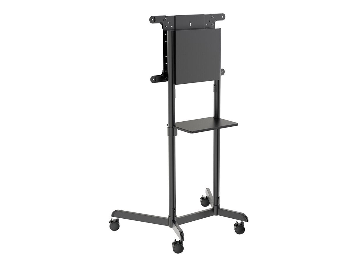 NEOMOUNTS NS-M1250BLACK Support au sol pour écran 37-70p - rotatif - étagère multimédia incluse