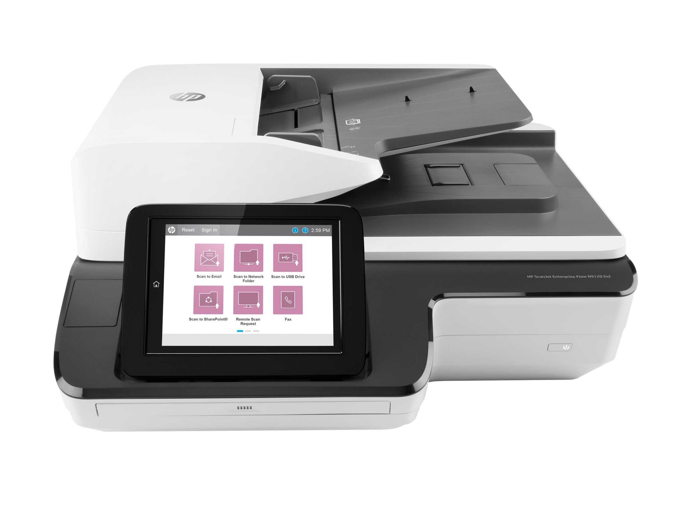 HP ScanJet Enterprise Flow N9120 fn2 Document scanner CIS Duplex 297x864mm 600dpix600dpi 120ppm ADF 200sheets 20000scans USB LAN