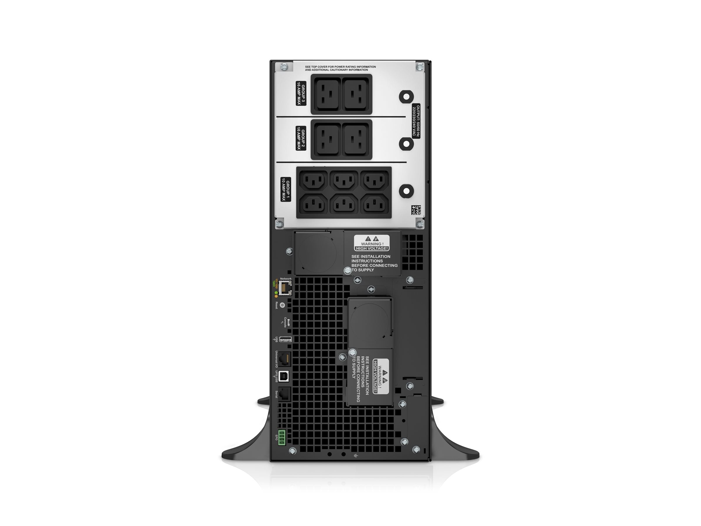 APC Smart-UPS SRT 6000VA UPS AC 230V 6000Watt 6000VA Ethernet 10/100 USB output connectors 13 Black