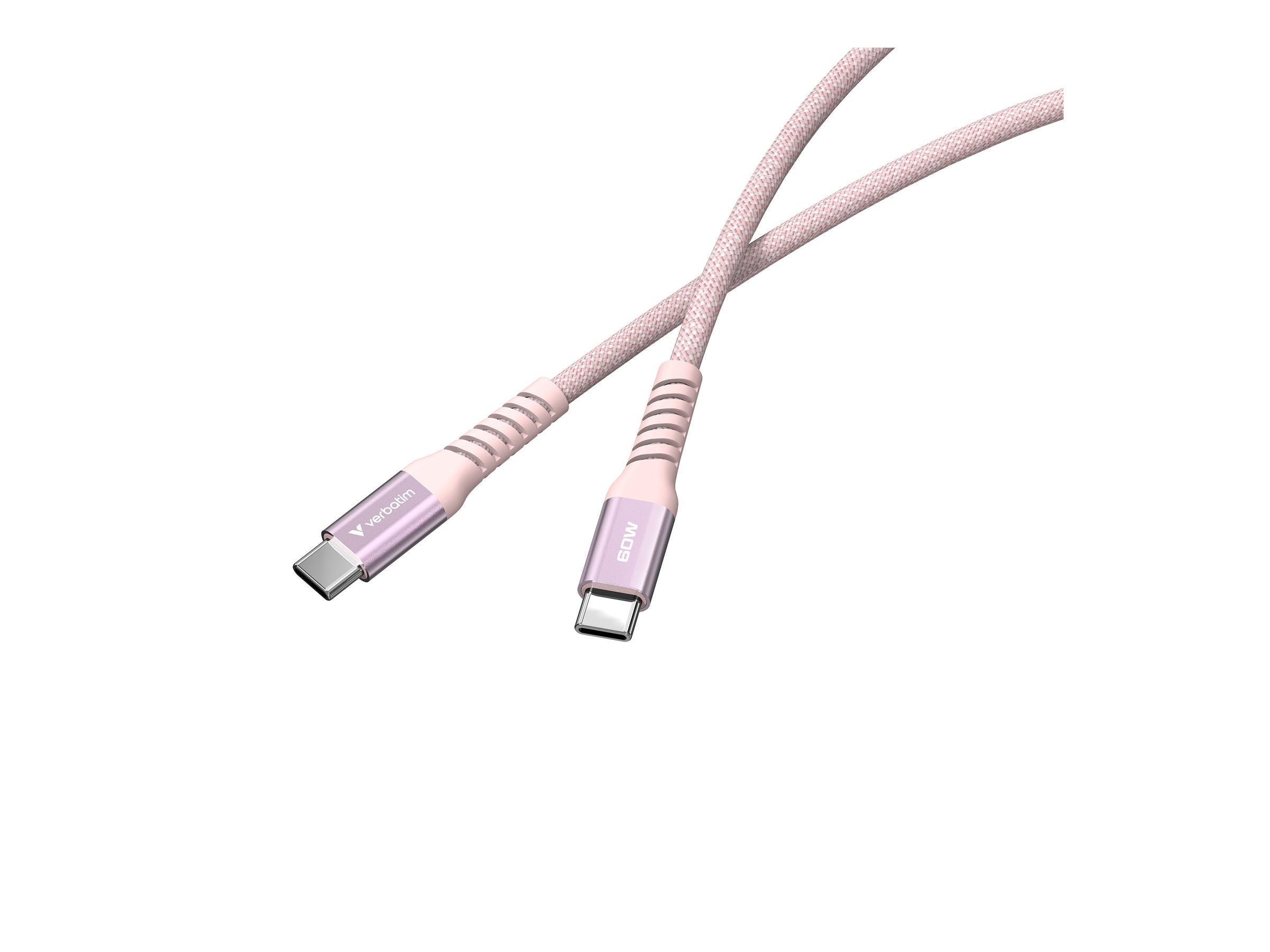 VERBATIM SYNC & CHARGE USB-C TO USB-C 60W MAGNETIC 120 CM - PINK WCF (P)