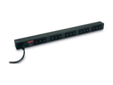 APC BANDEAU DE PRISES BASIQUE - IEC C14 EN ENTREE - 15 SORTIE IEC C13 - 16A - 230V - RACK ZERO U VERTICAL