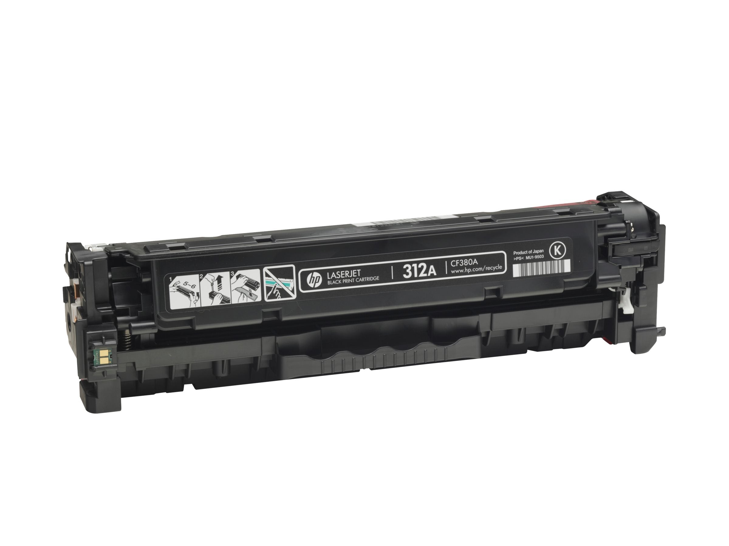 HP 312A original Toner cartridge CF380A black standard capacity 2.400 pages 1-pack
