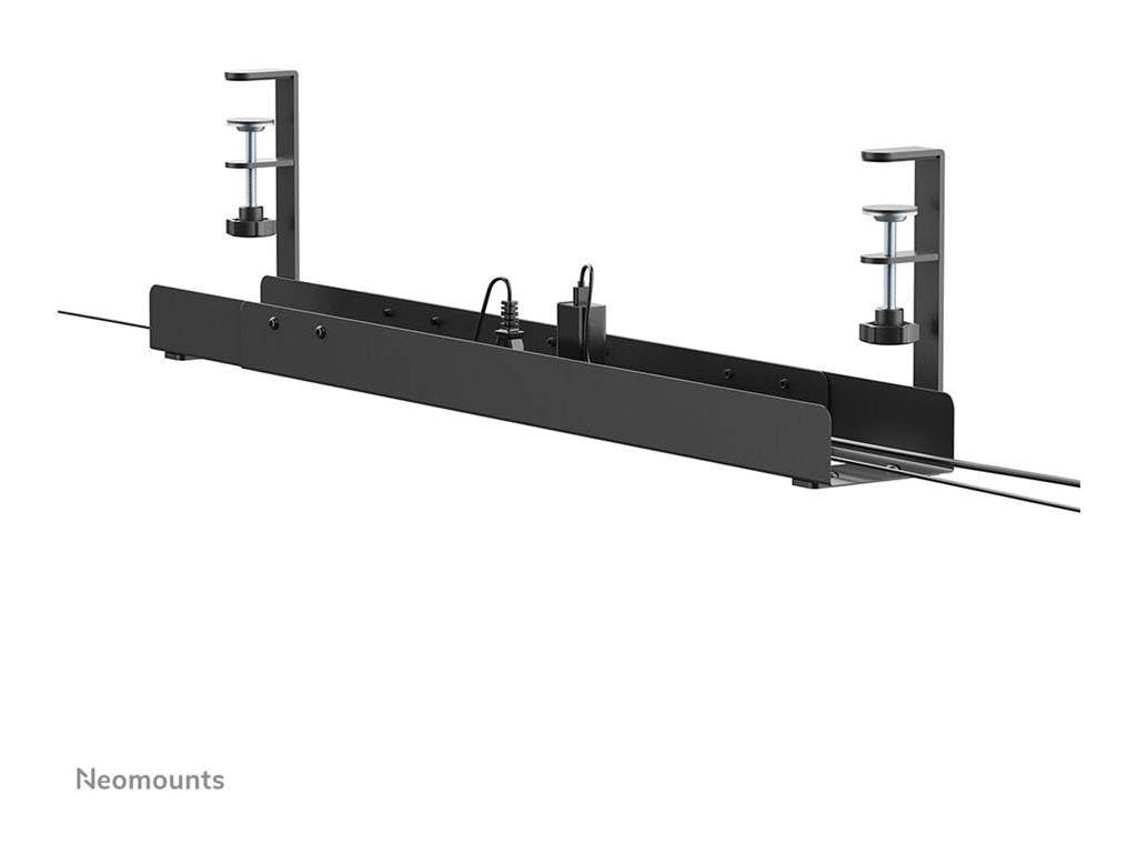 NEOMOUNTS Cable Management Tray max 5kg. clamp-on design universal black