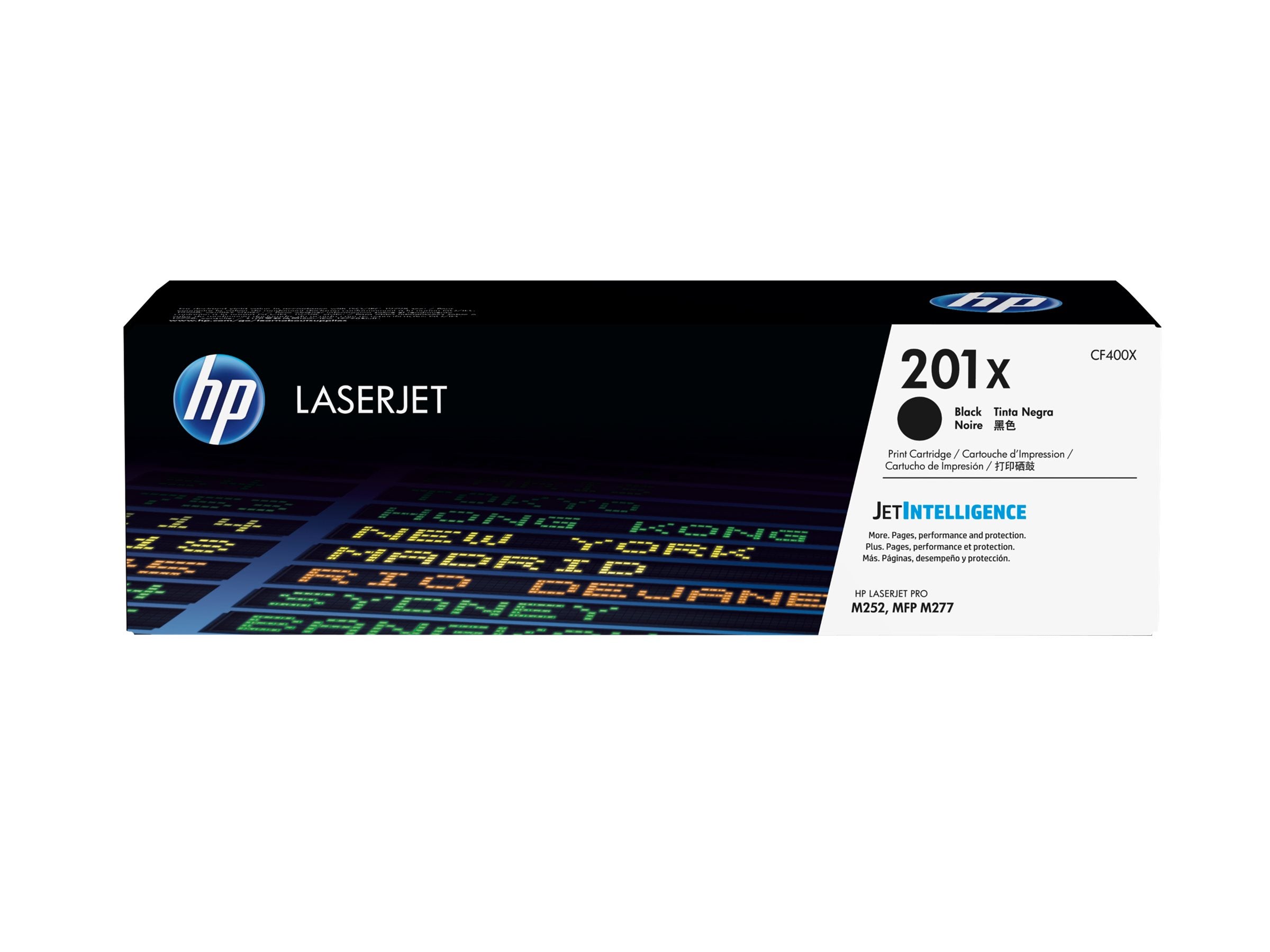 HP 201X original Toner cartridge CF400X black 2.800 pages high capacity