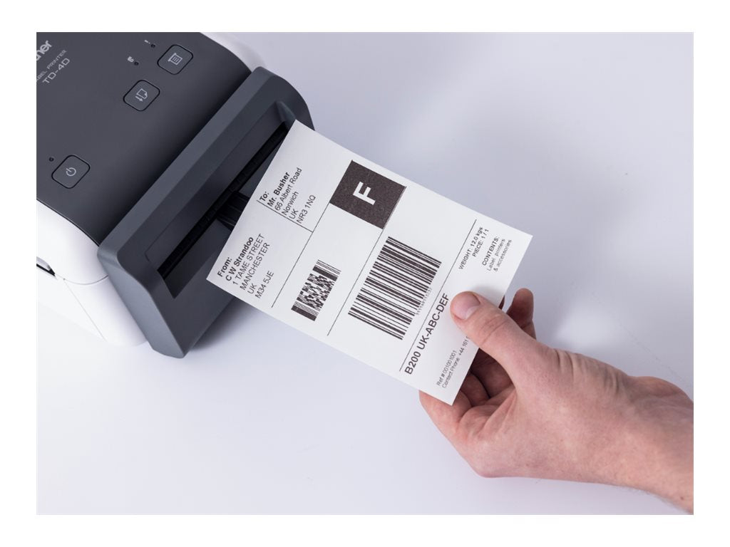 BROTHER TD4420DNF 4p 203dpi Linerless Desktop Printer TD-4D LAN/Cutter