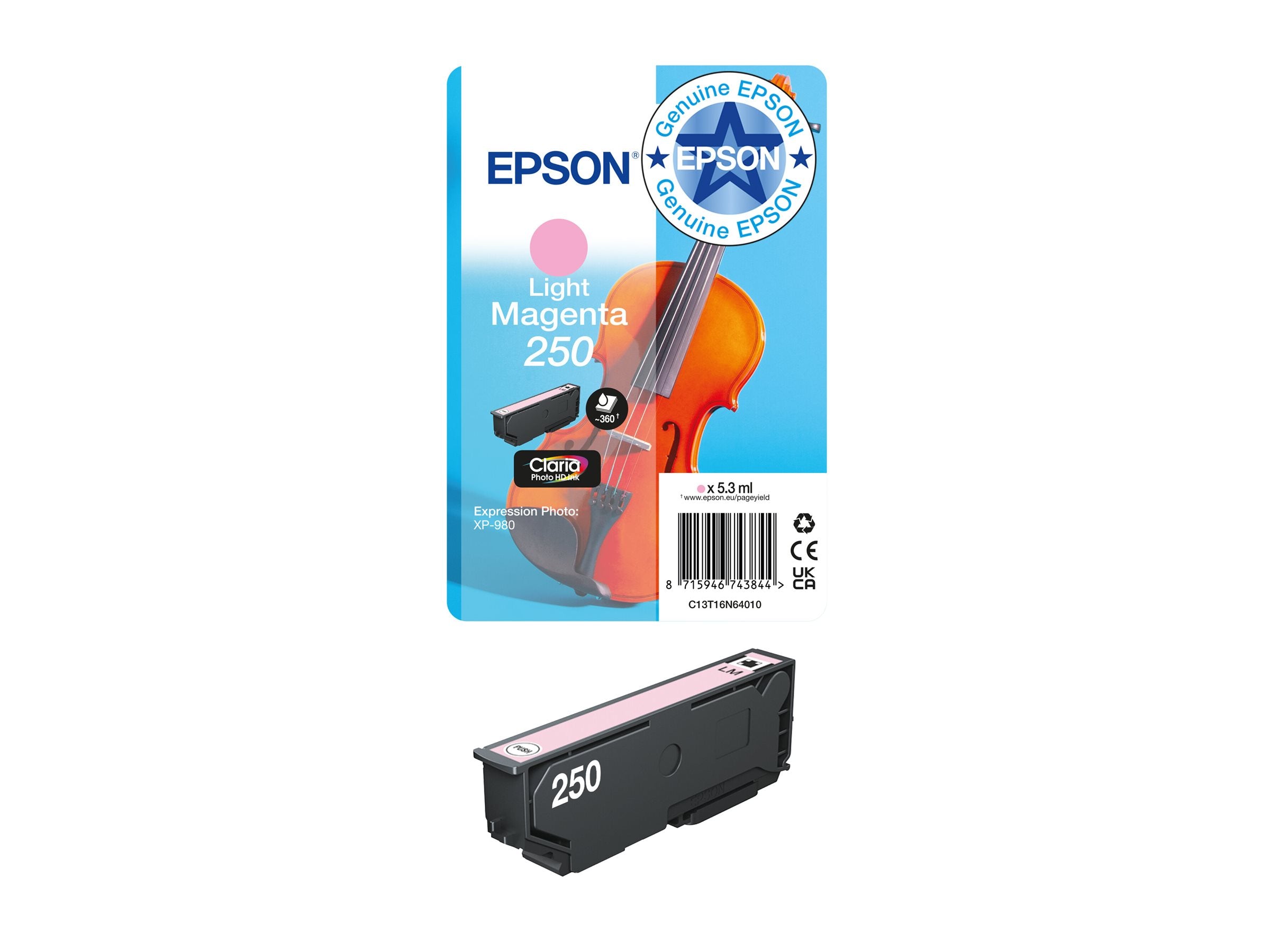 EPSON Singlepack Light Magenta 250 ink