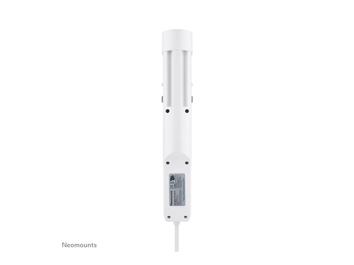 NEOMOUNTS VOLT Desk Clamp socket with Quick-charge USB Ports clamp 0-50mm 3x type-F 230V 1x USB-A 18W 2x USB-C 20W