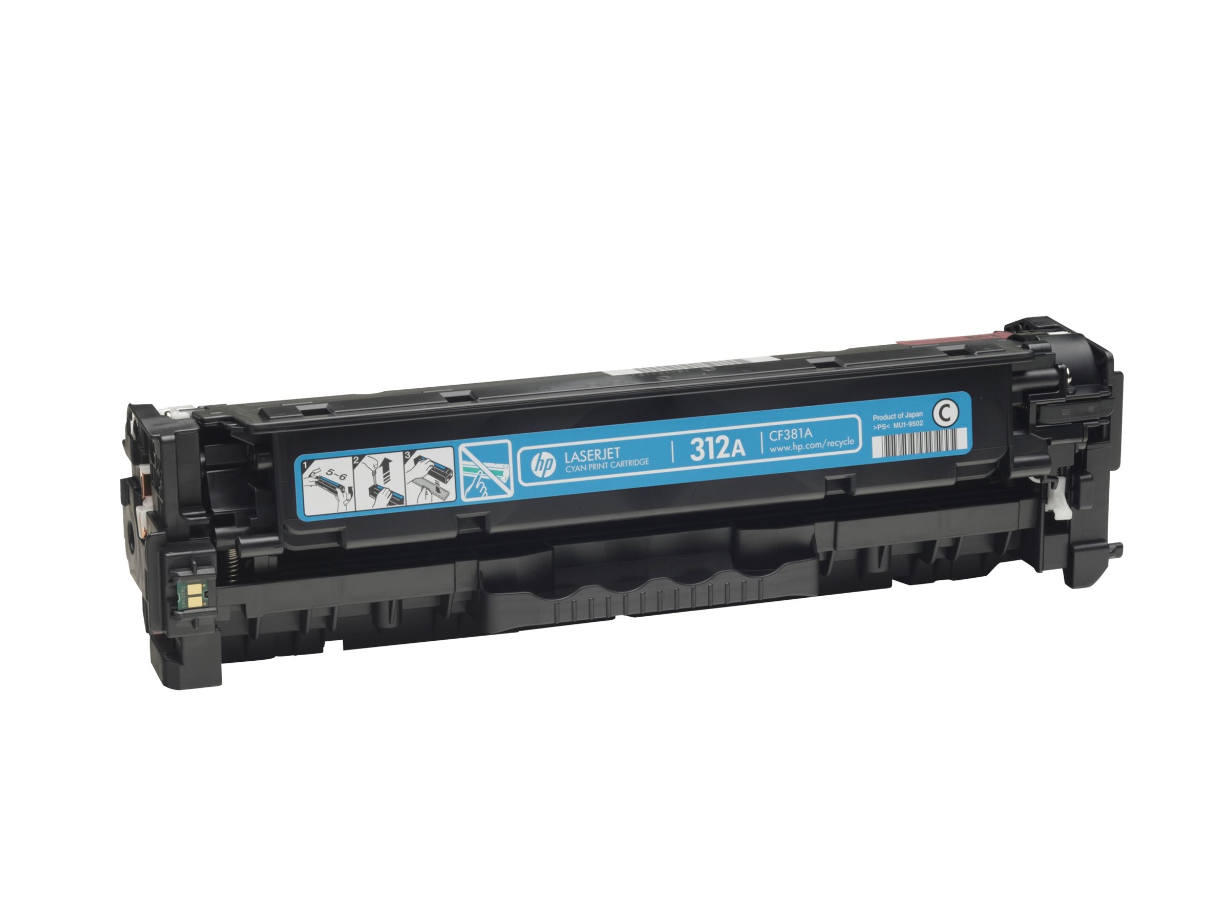 HP 312A original Toner cartridge CF381A cyan standard capacity 2.700 pages 1-pack