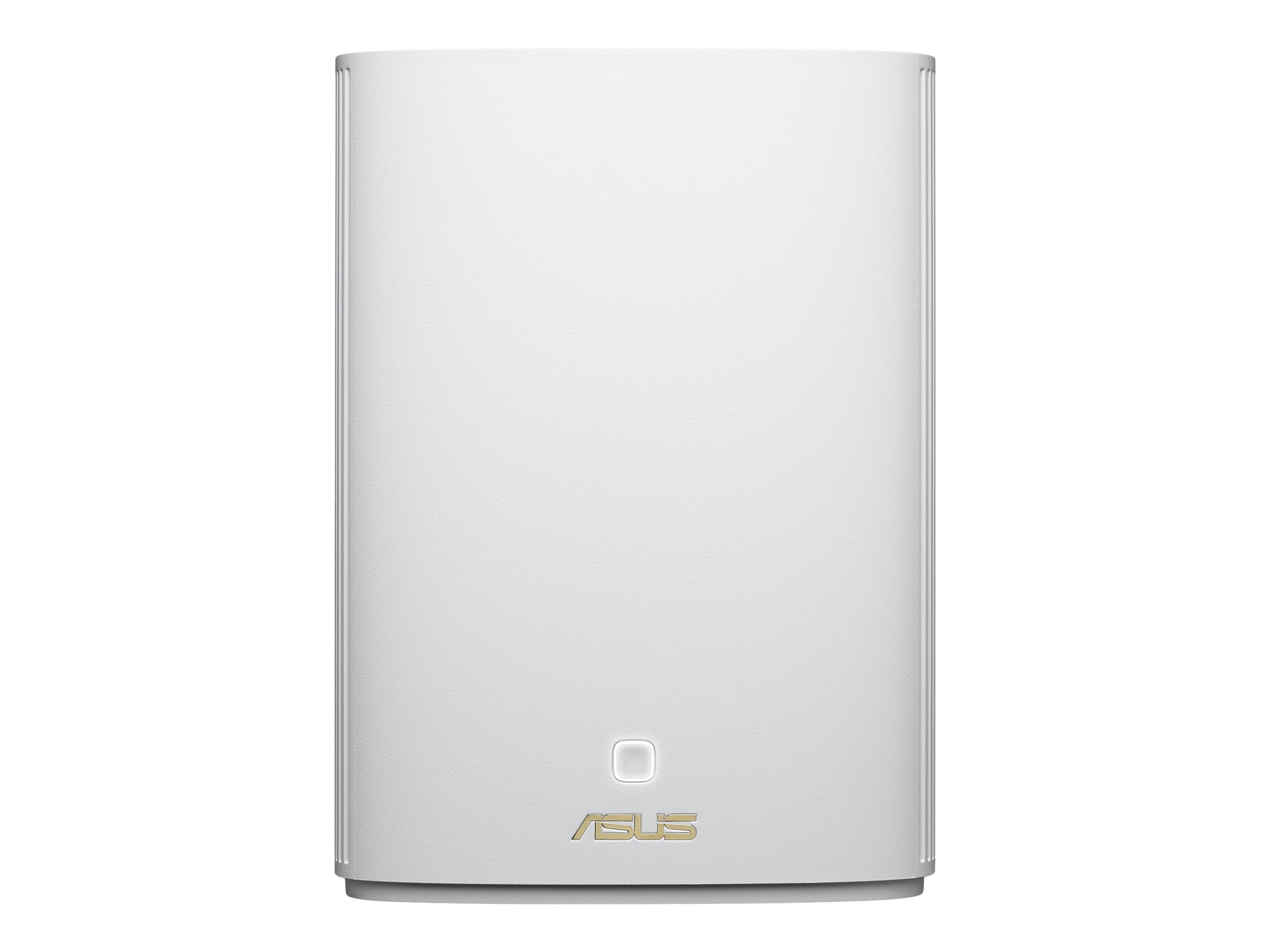 ASUS ZenWiFi AX Hybrid XP4 Mesh AX1800 Dual Band WiFi 6 with AV1300 HomePlug AV2 MIMO White 2-pack