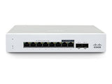 CISCO Meraki MS130-8X Cloud Mgd. 6GE + 2x 2.5GE 120W PoE Switch